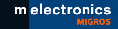 melectronics retailer logo