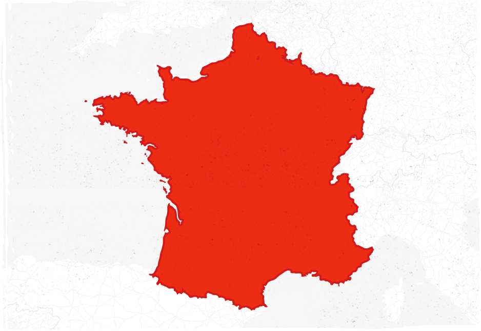 Carte Razor France