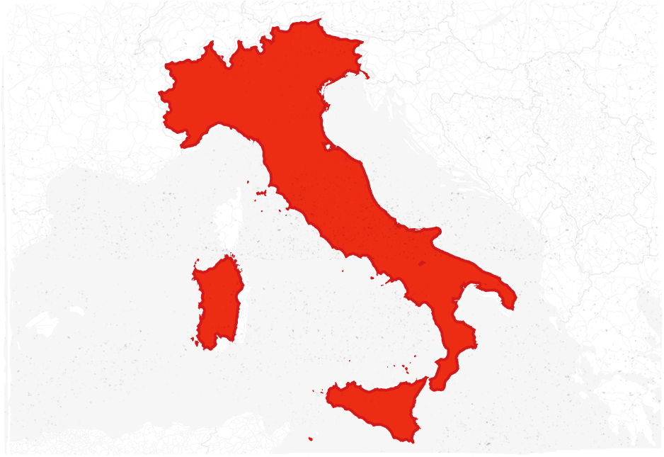 Map of Razor Italy