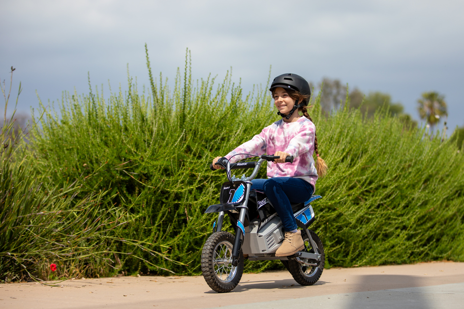 Girl Riding MX350 Dirt Rocket