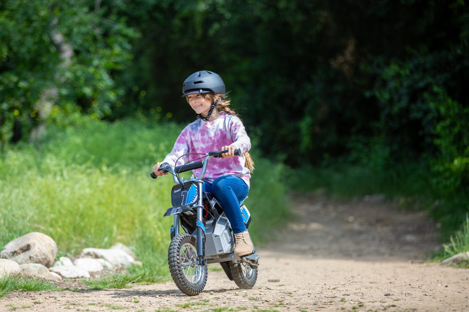 Girl Riding MX350 Dirt Rocket
