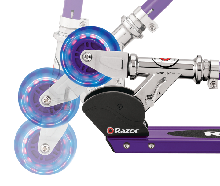 Razor S Kick Folding Light-Up Wheels Folding