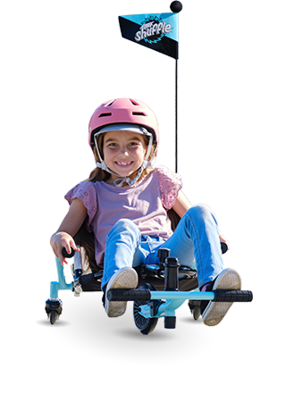 Girl on Crazy Cart Shuffle
