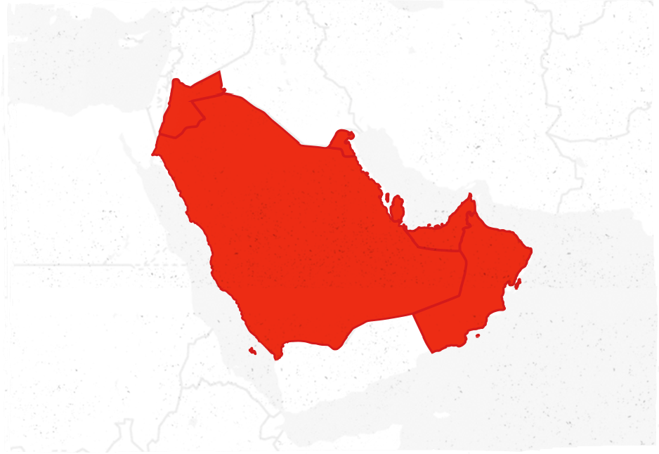 Map of Razor Middle East