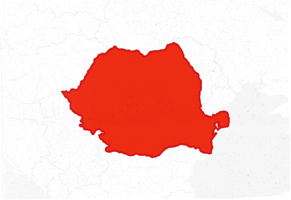 Map of Razor Romania