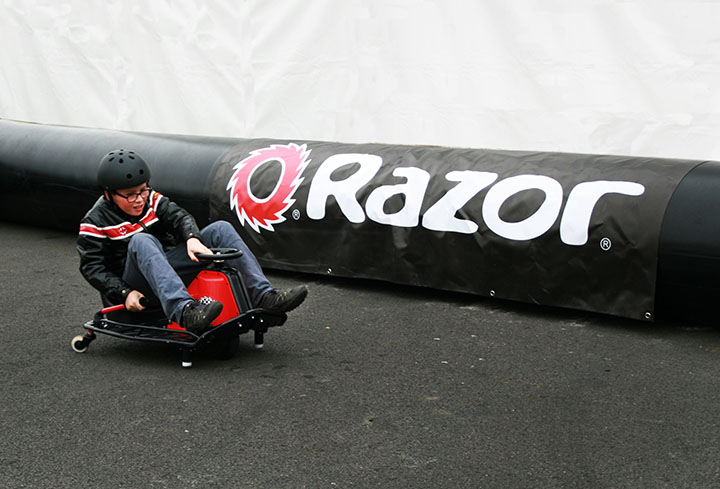 Razor at Flame and Thunder Charity Event - Crazy Cart