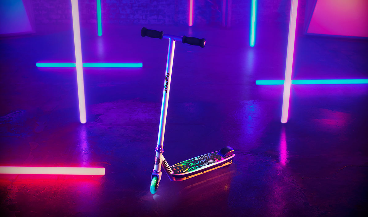 Razor ColorRave Lightshow Electric Scooter