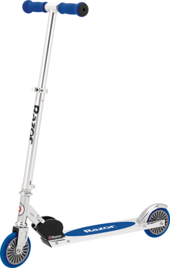 Silver and Blue Razor A125 GS Foldable Kick Scooter