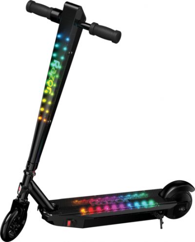 Razor Sonic Glow Kids Electric Scooter with flashing lights