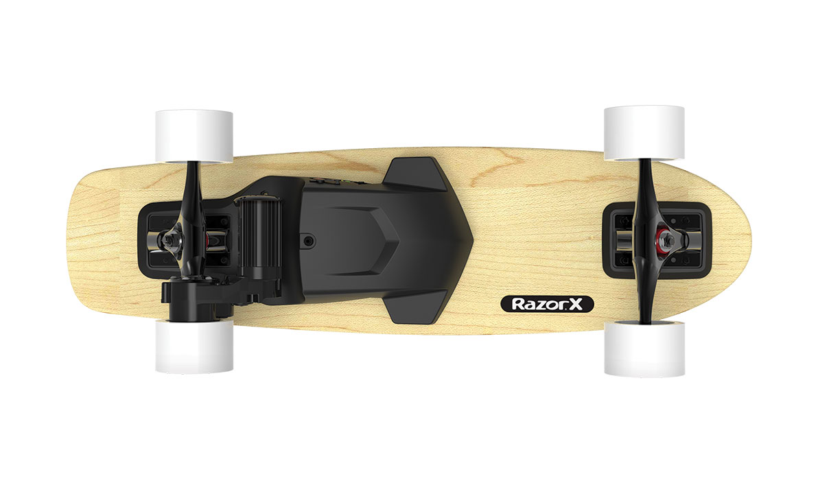 RazorX Cruiser Skateboard Bottom View