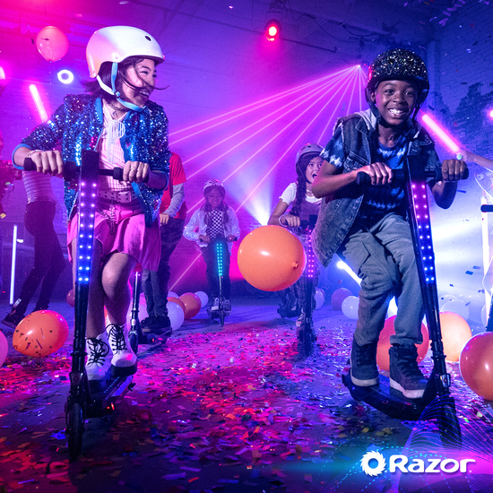 Sonic Glow Electric Kids Scooter Razor UK & IE