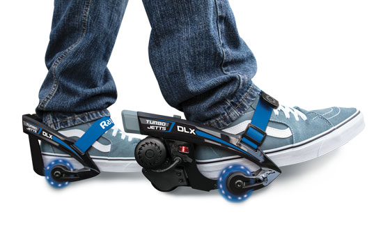 Razor Turbo Jetts DLX Electric Heel Wheels Blue 
